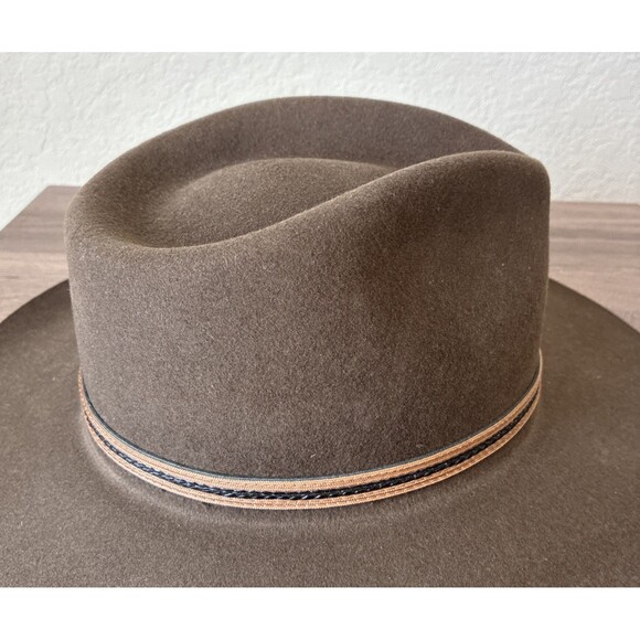 NWT Stetson The Rawlins, Size Large, KB Oak Brown, 100% Wool, USA, Cowboy Hat - Picture 6 of 16
